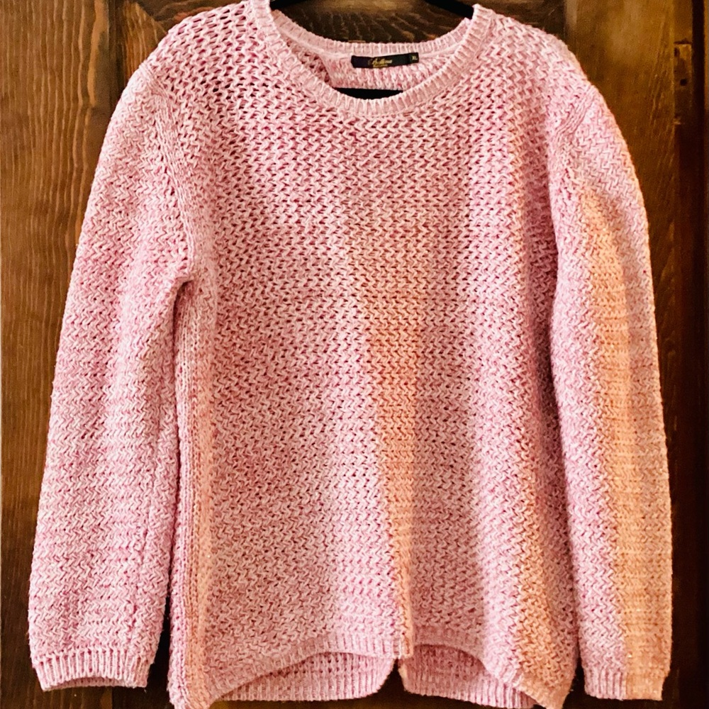 Knit Sweater with Open Back